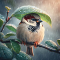 Sparrows Rainy Refuge